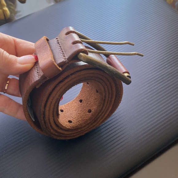 Brown belt FCUK brand . Size 36. 1,5inches Width - Picture 10 of 10